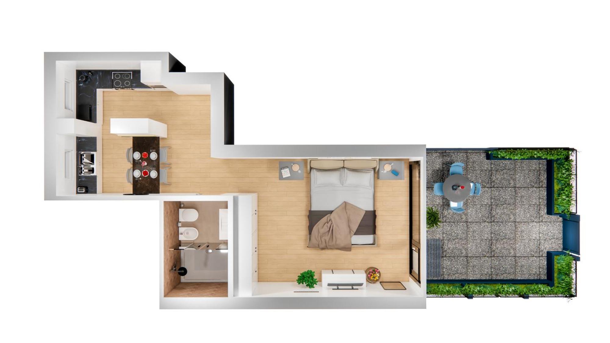 Lake Modern Suites - Free Parking Lugano Quarto foto
